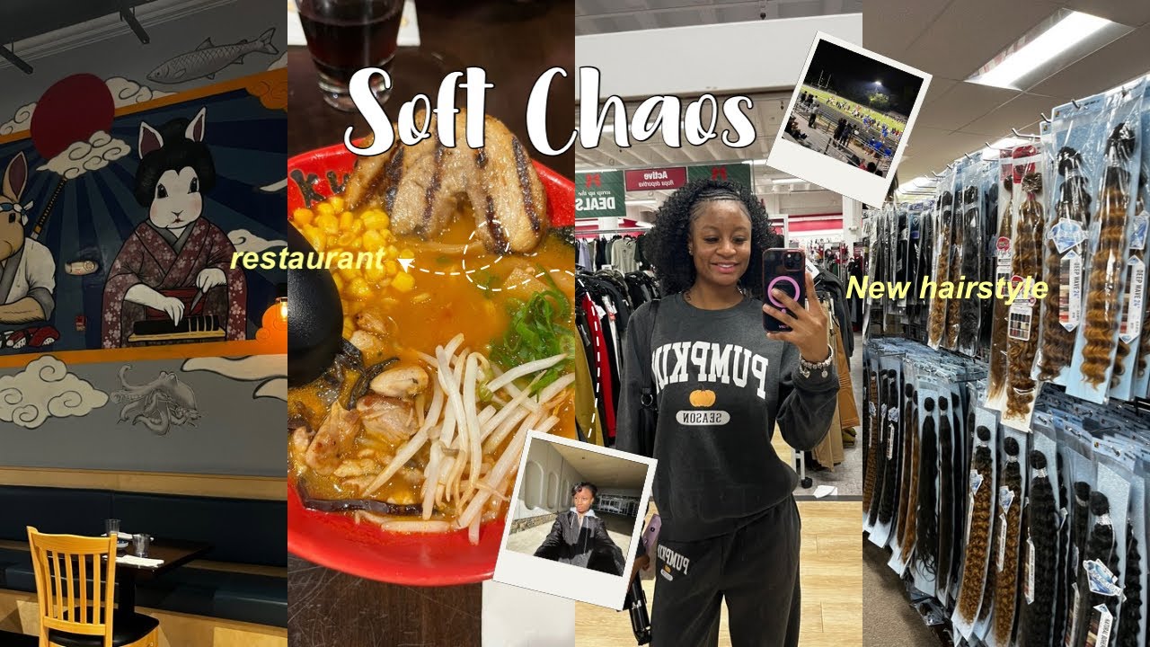 Soft chaos as a 18 year old💐: new hairstyle + trying new restaurant + MORE