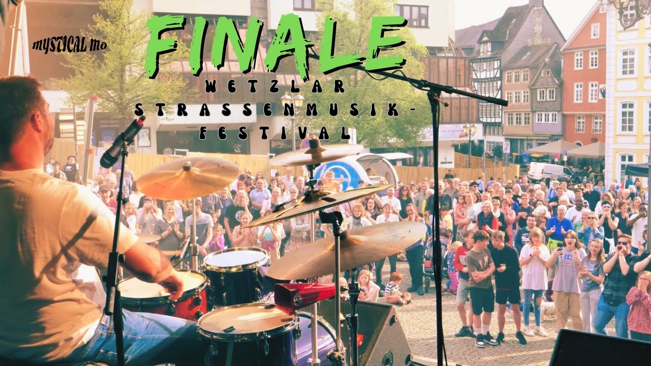 DRUMMER ROCKT FINALE BEIM STRA&szlig;ENMUSIK-FESTIVAL WETZLAR