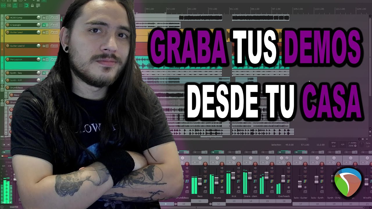 GRABA tus CANCIONES DESDE tu CASA || Con REAPER y PLUGINS GRATIS