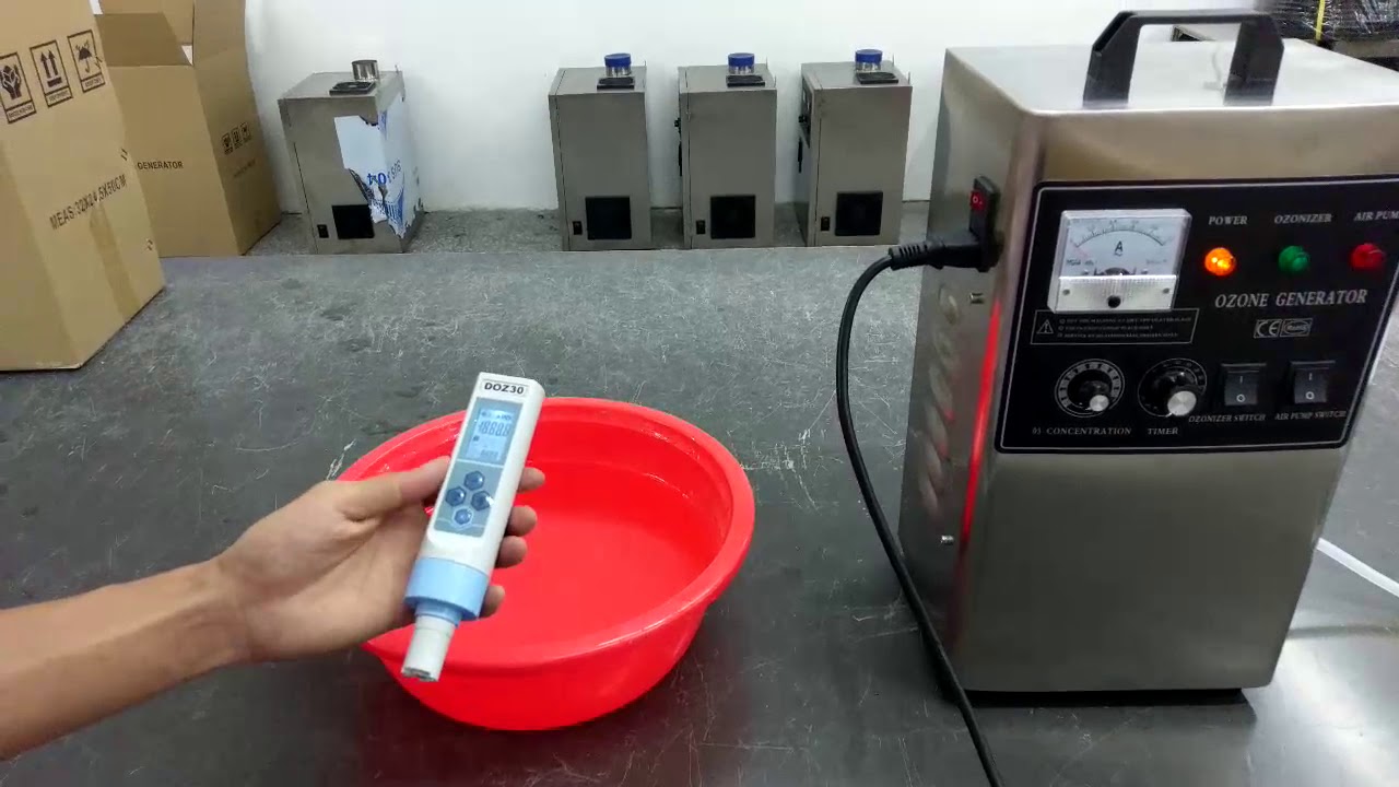 DOZ30 Dissolved ozone meter testing