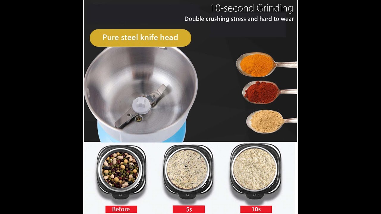 Electric Herbs Spices Nuts Grains Coffee Bean Grinder Mill Grinding Machine