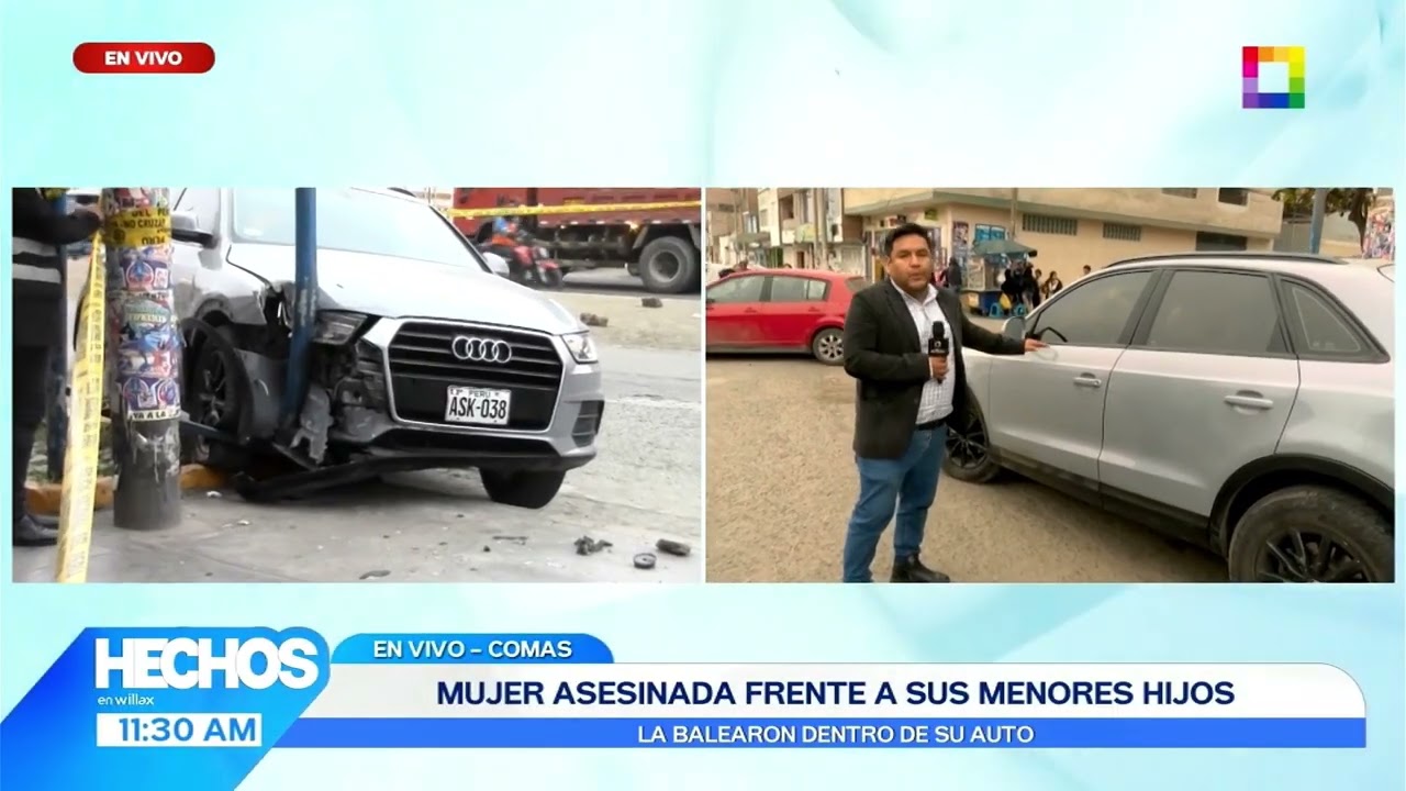 Hechos en Willax - SET 19 - MUJER ASESINADA FRENTE A SUS MENORES HIJOS | Willax