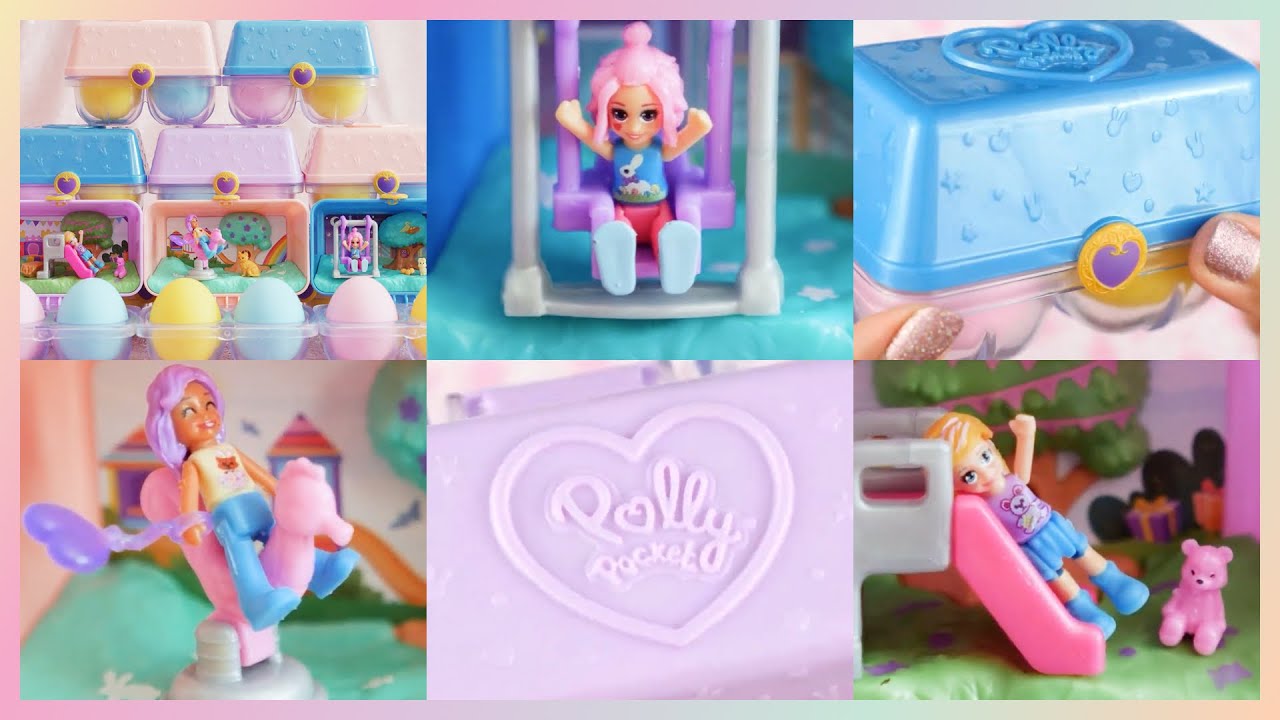 ✨SHOWCASE✨ Polly Pocket: Mystery Surprise Easter Egg Carton Playsets