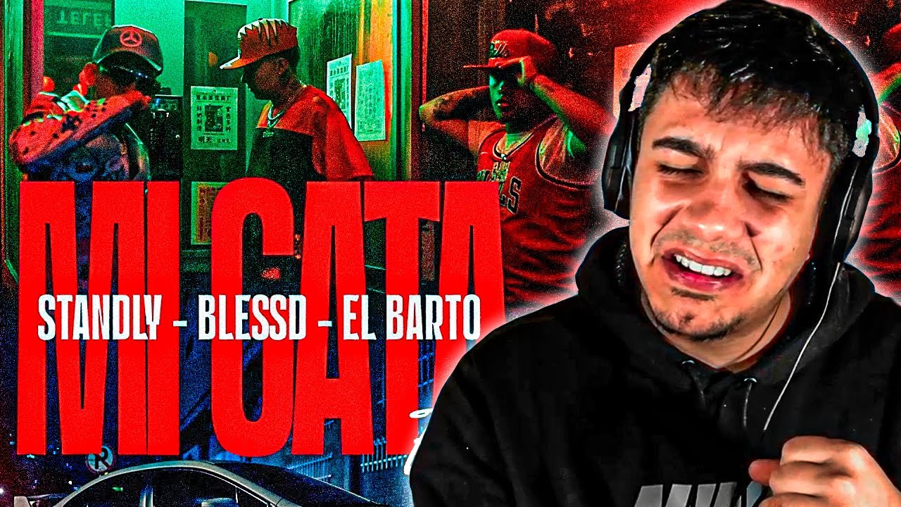 (REACCIÓN) BLESSD ❌ STANDLY ❌ EL BARTO | MI GATA REMIX 😼 ( VIDEO OFICIAL )