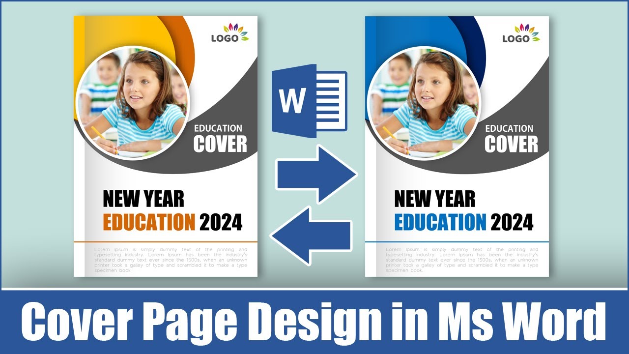 How to Make Book Cover Page Design in Ms Word Hindi Tutorial || Ms Word Design Cover Page