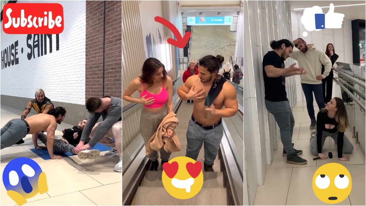 EXTREME VIDEO FROM A BODYBUILDER/PRANK AT THE MALL/@guychovezov