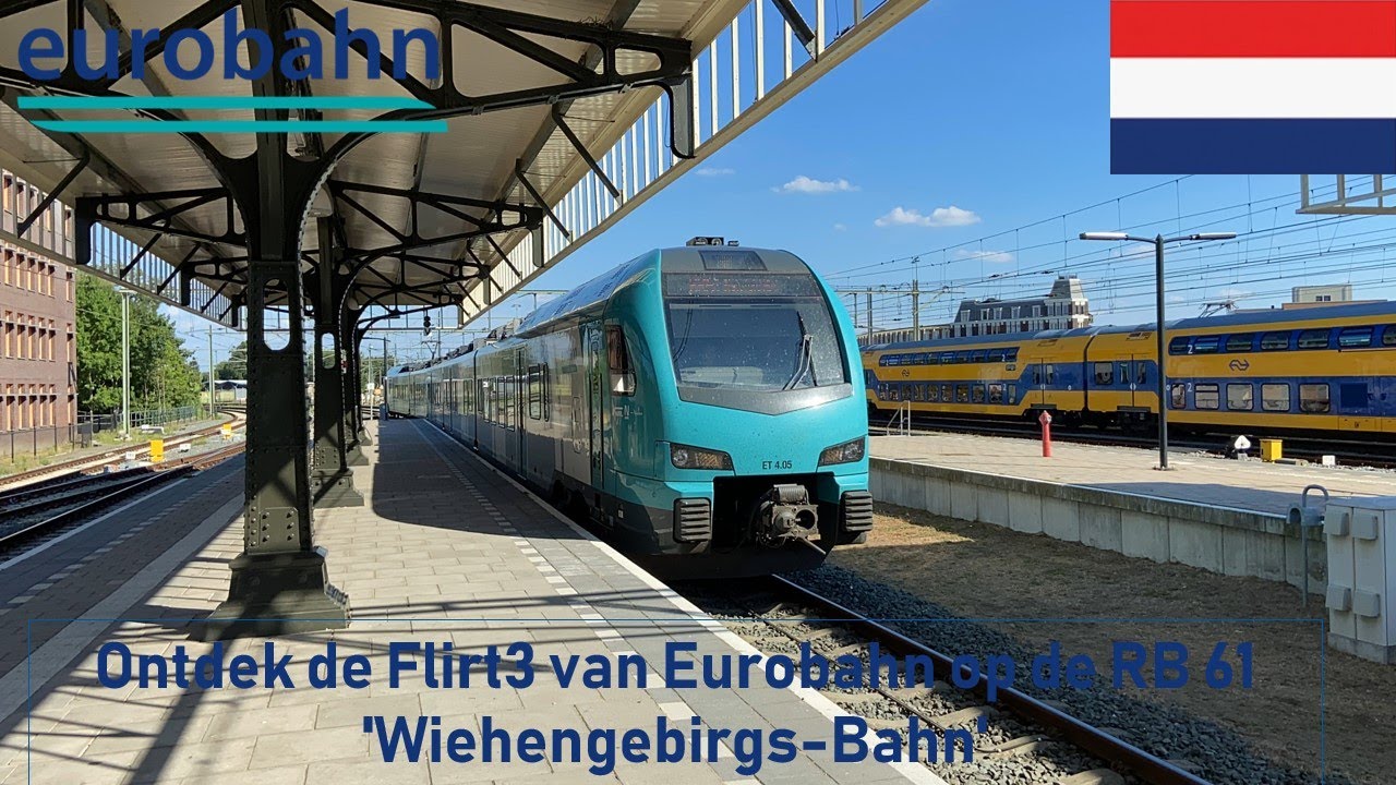 Ontdek de Flirt3 van Eurobahn op de RB 61 'Wiehengebirgs-Bahn'