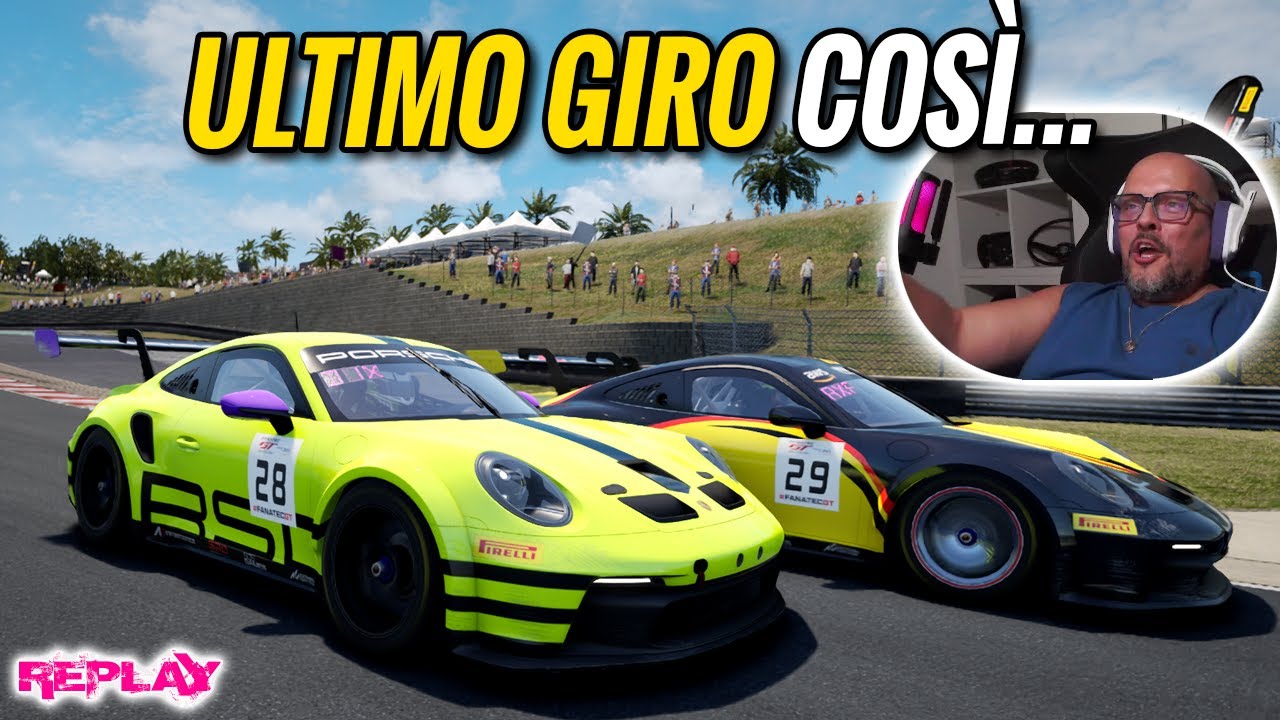 ULTIMO GIRO ASSURDO alla PORSCHE CUP