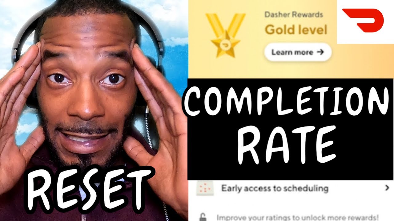 Doordash Dasher Rewards Program : How To RESET Your Completion Rate 🤔And Why You Should Do It!😲