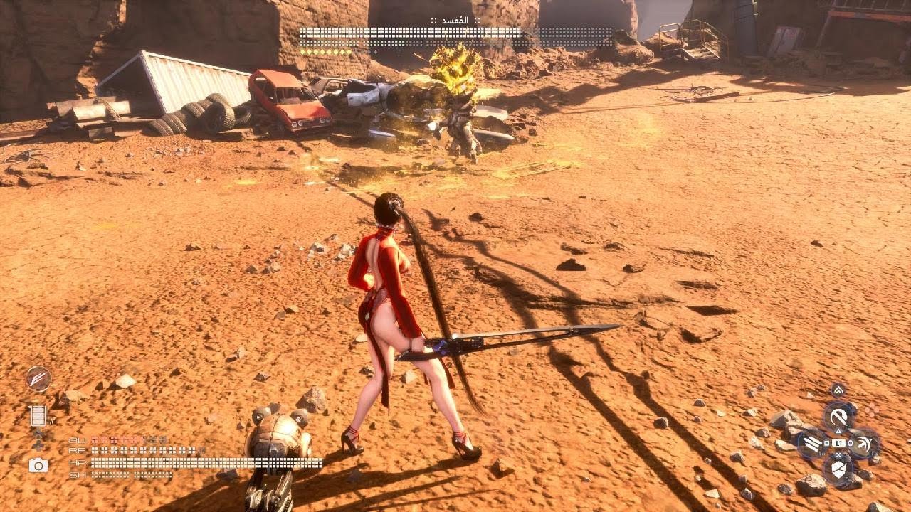 Stellar Blade, corrupter the wasteland(NG+), no damage hard difficulty