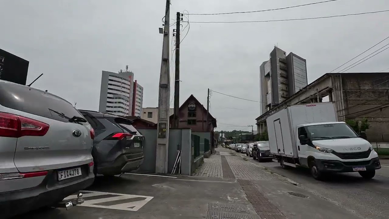 Centro de #Joinville Rua do Principe, rua S&atilde;o Paulo e Proc&oacute;pio Gomes #4k #asmr