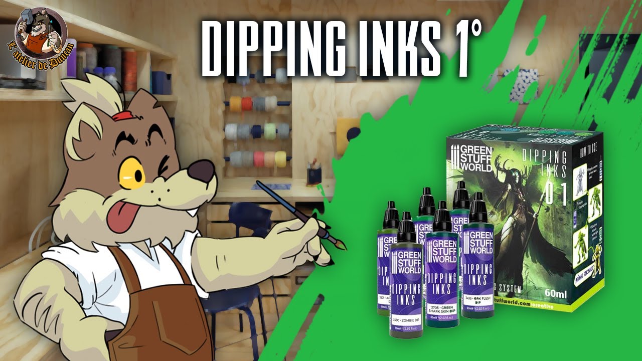 TEST :  Dipping Inks Boite n°1 Green Stuff World