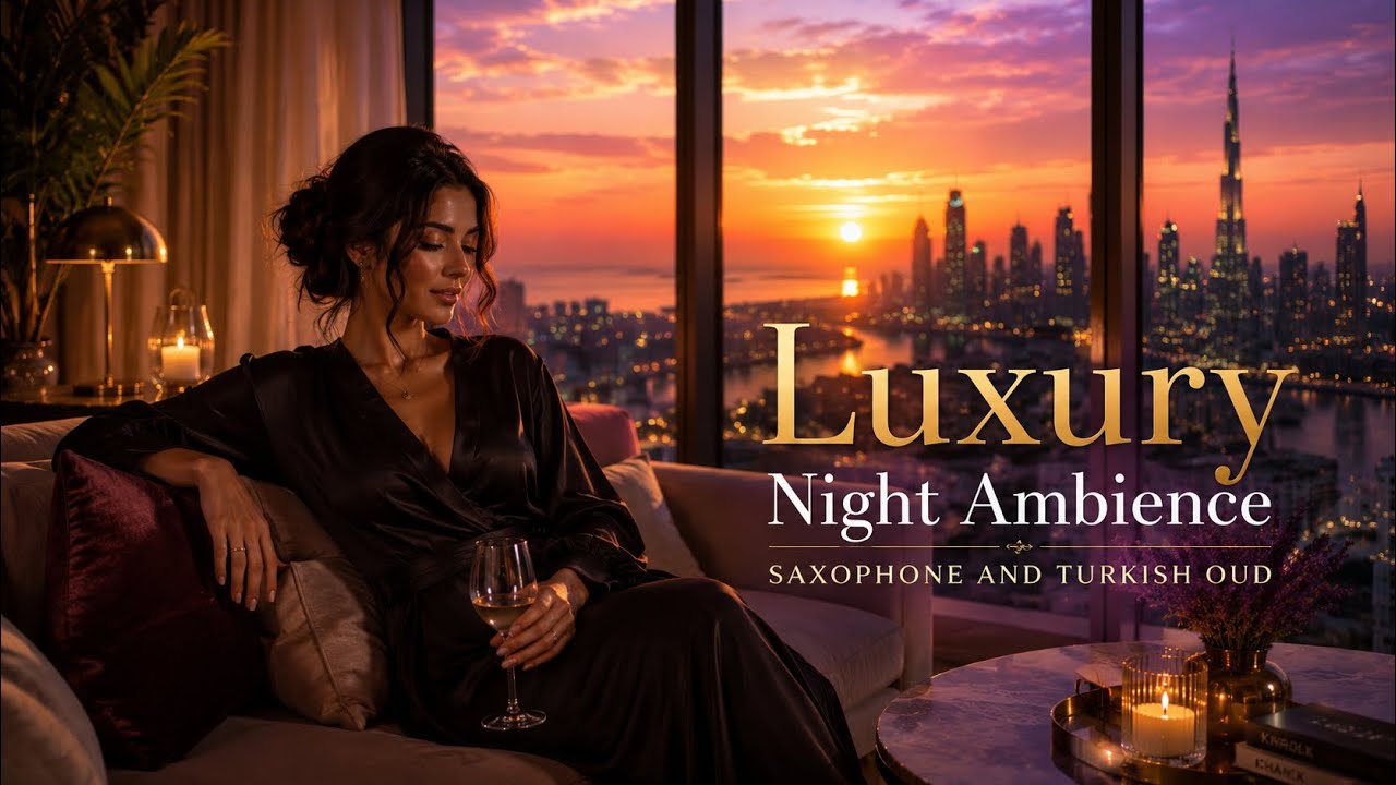 Luxury Night Ambience - Saxophone and Turkish oud 