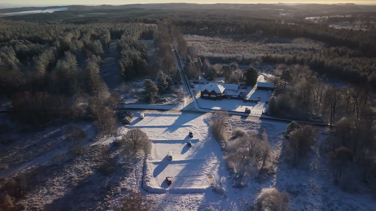 Cannock Chase winter wonderland Snowy covered landscape