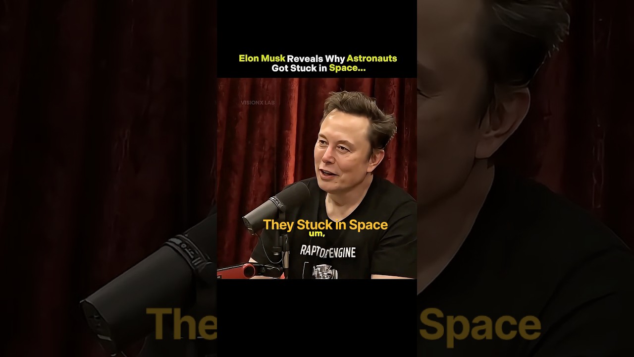 Elon Musk Reveals Why Astronauts Were Stuck in Space #spacex #elonmusk #shorts