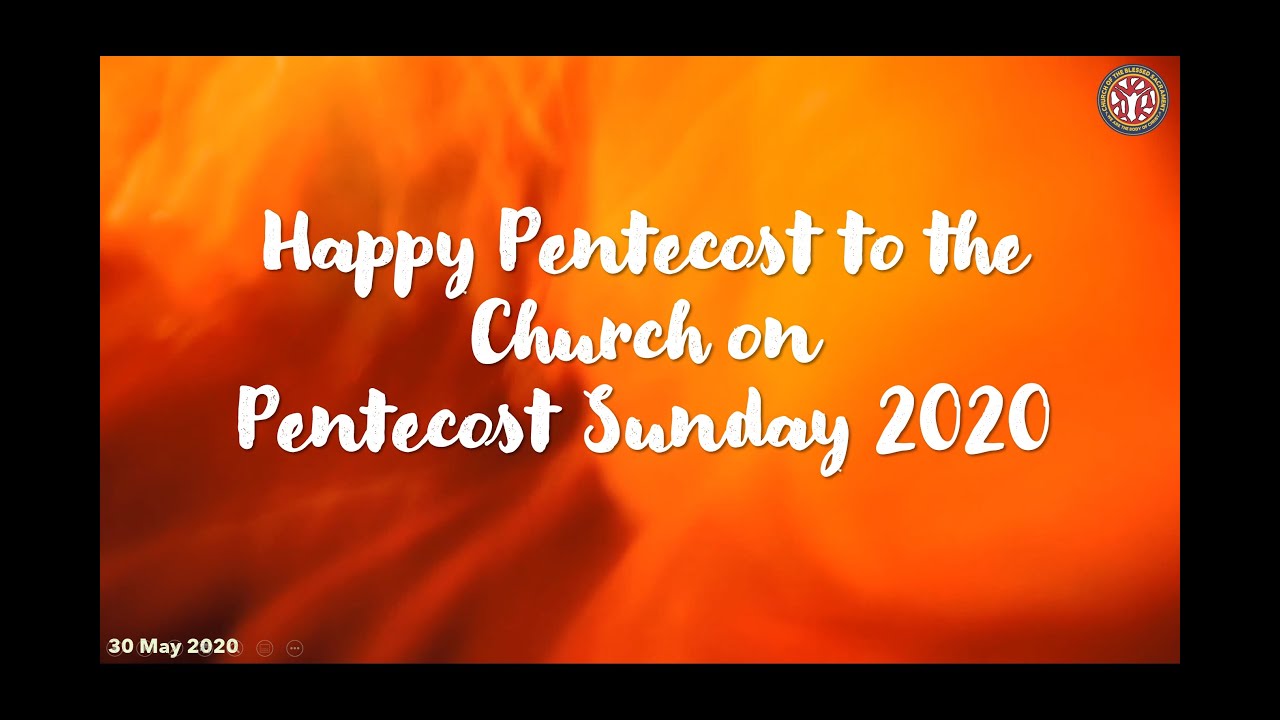 Happy Pentecost 2020!