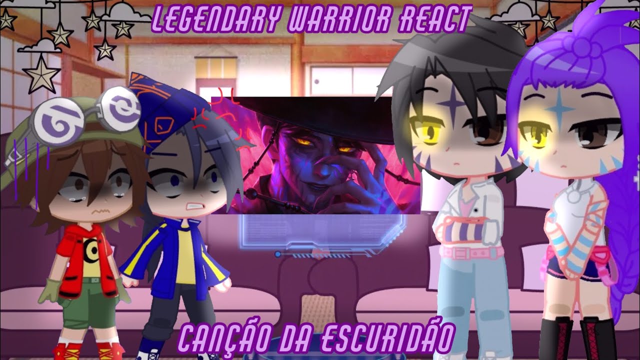 legendary warrior react Canção da Escuridão//digimon frontier//kpop demon hunters//GC