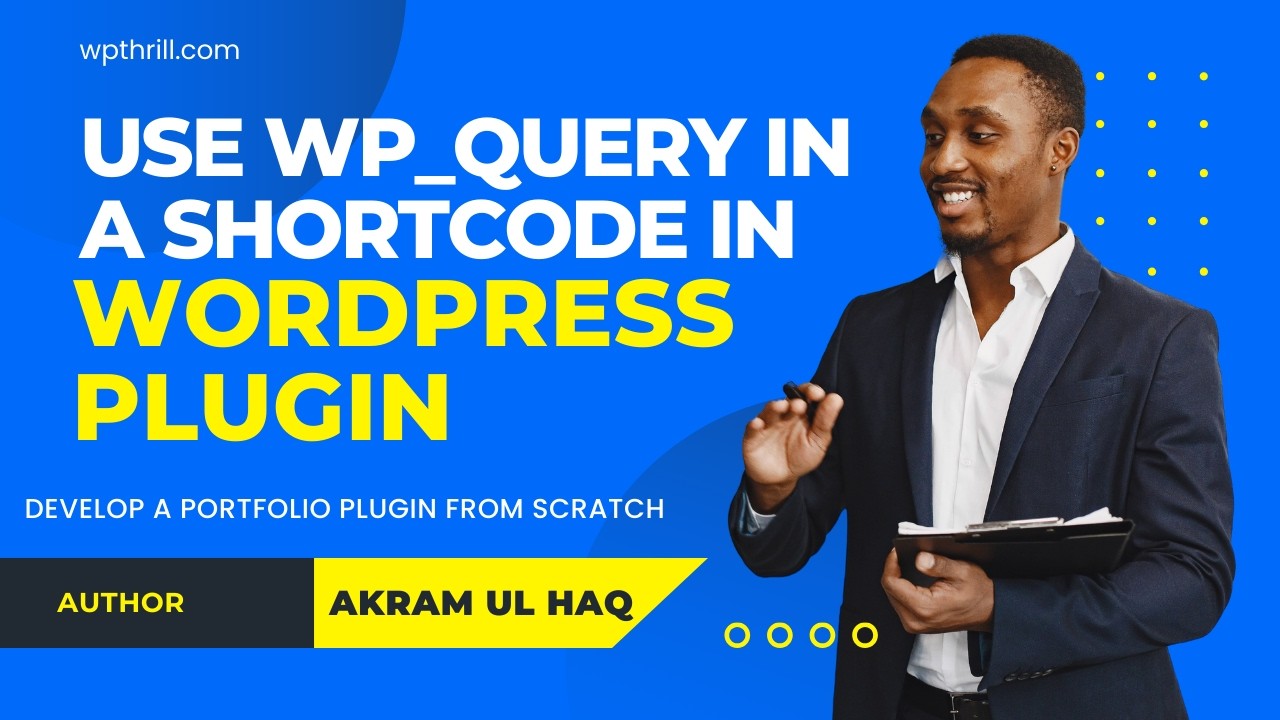Display Custom Post Type with Shortcode (WP_Query + Portfolio Grid)