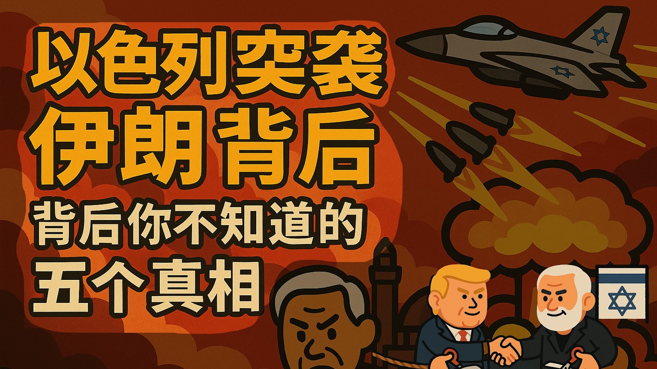 以色列空襲伊朗核設施，中東衝突何以再度升級？背後還有多少你不知道的真相？ #中東局勢#伊朗以色列衝突#代理人戰爭#哈梅內伊#內塔尼亞胡#表演式報復