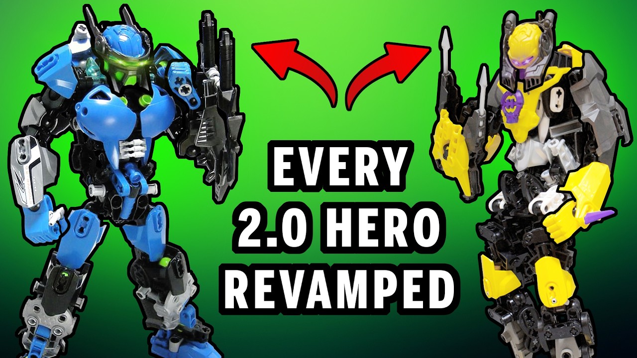 Every Hero Factory 2.0 HERO Revamped