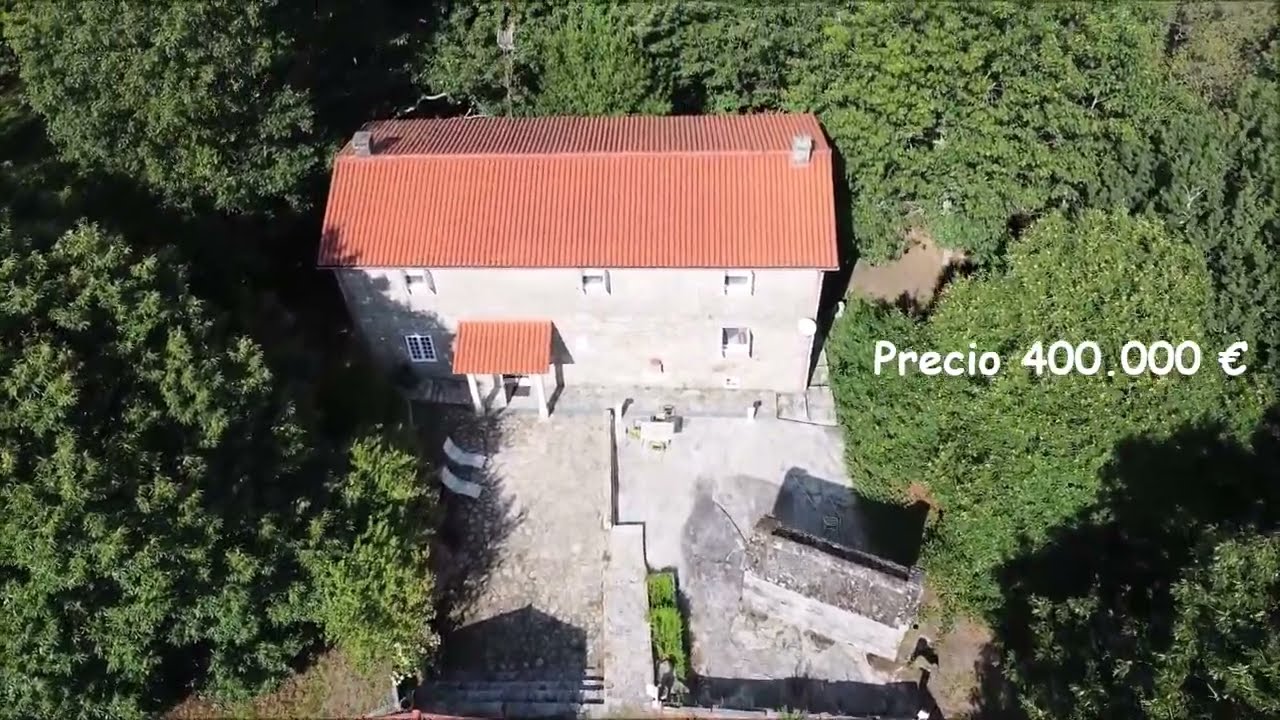 Magnífica Casa de Piedra 2 Plantas con Terreno de 4000 m2 a 15 minutos de Pontevedra en Cotobade