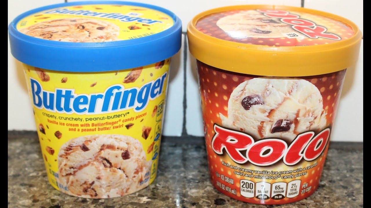 Butterfinger & Rolo Ice Cream Review