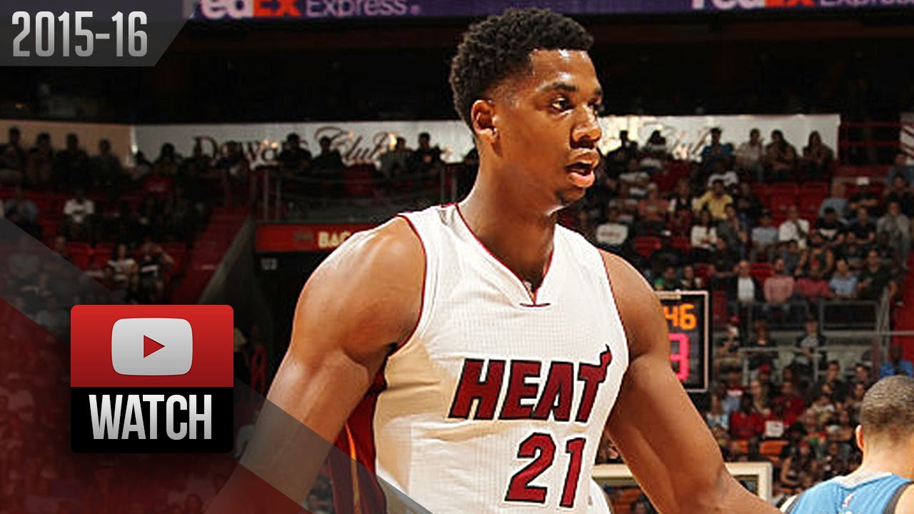 Hassan Whiteside Triple-Double Highlights vs Timberwolves (2015.11.17) - 22 Pts, 14 Reb, 10 Blk