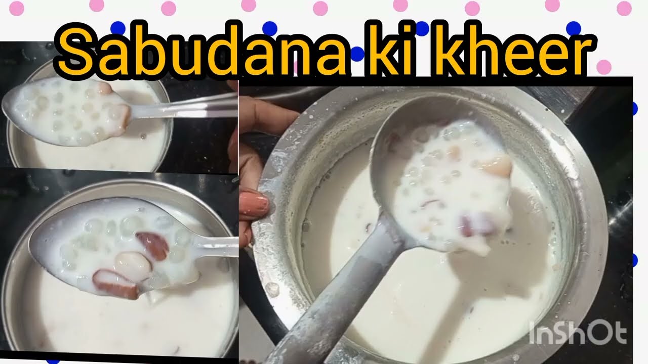 साबूदाने की yummy and healthy खीर😋😊#cooking #food #recipe 