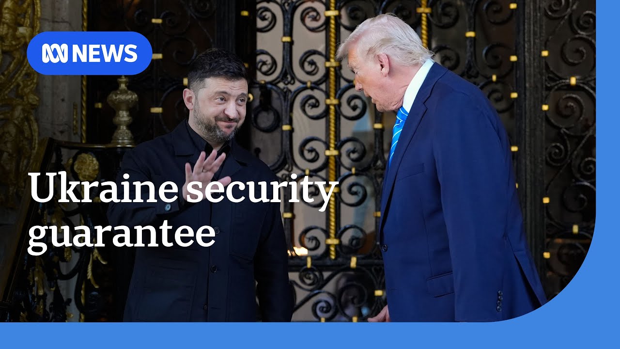 Trump promises Ukraine security guarantee before peace talks with Zelenskyy | ABC NEWS