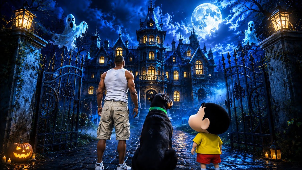 GTA 5 : Franklin Shinchan Visited A Dangerous Haunted House | GTA V Bangla Gameplay