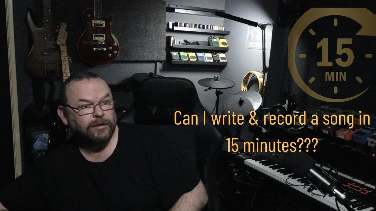 Song Production - Part 1 - Creating from nothing - ( Can I create this song in under 15 mins )