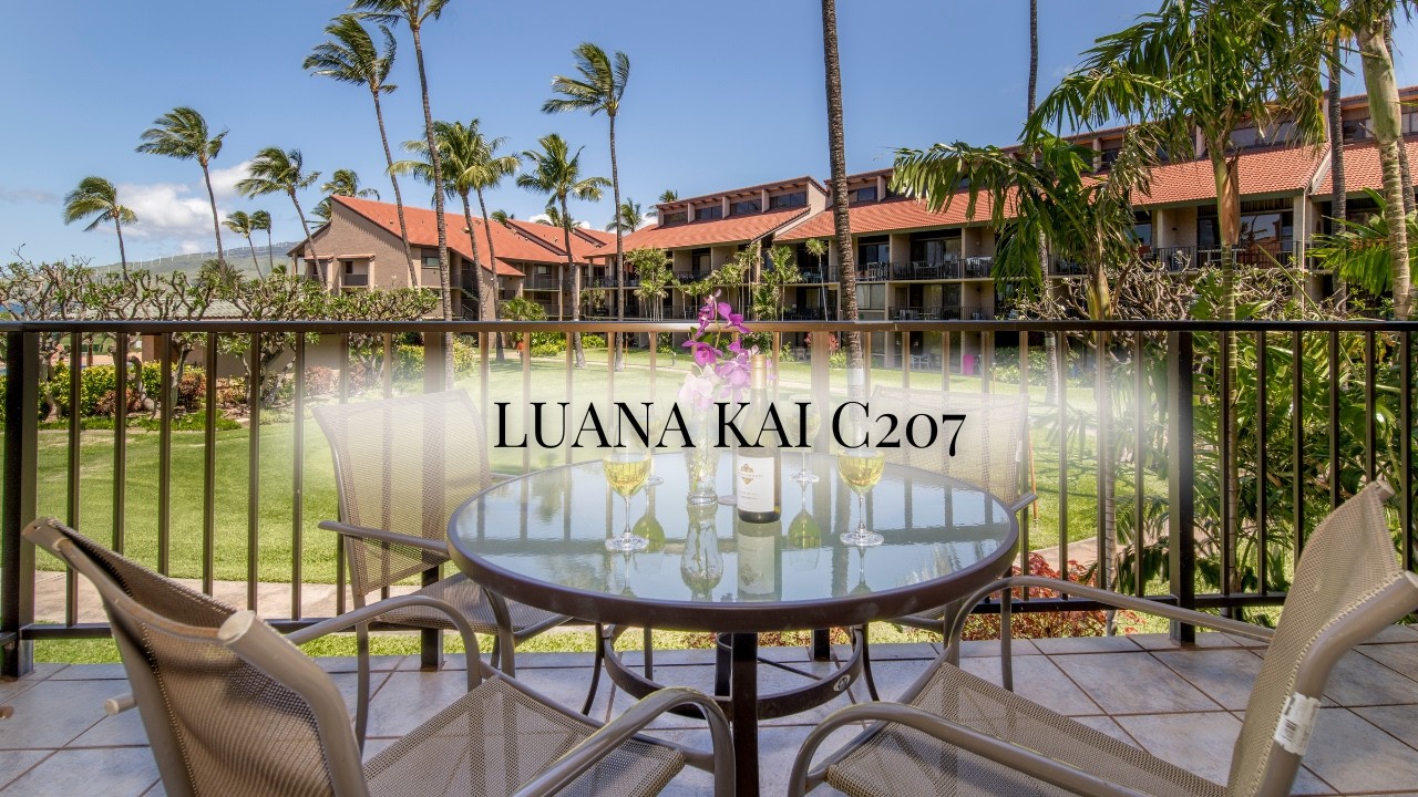 Luana Kai C207 &ndash; Kihei Oceanfront Condo