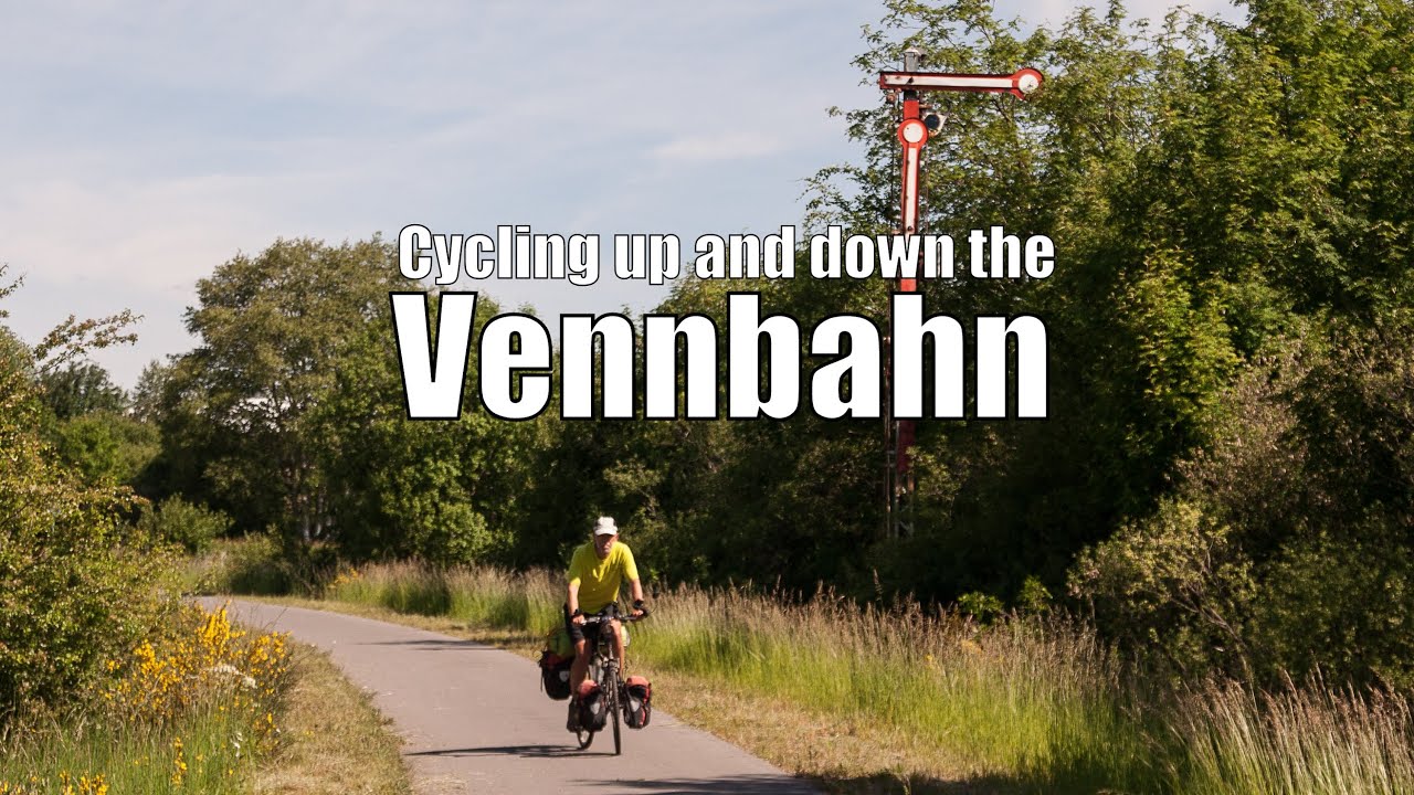 Cycling up and down the Vennbahn cycling route in June 2015
