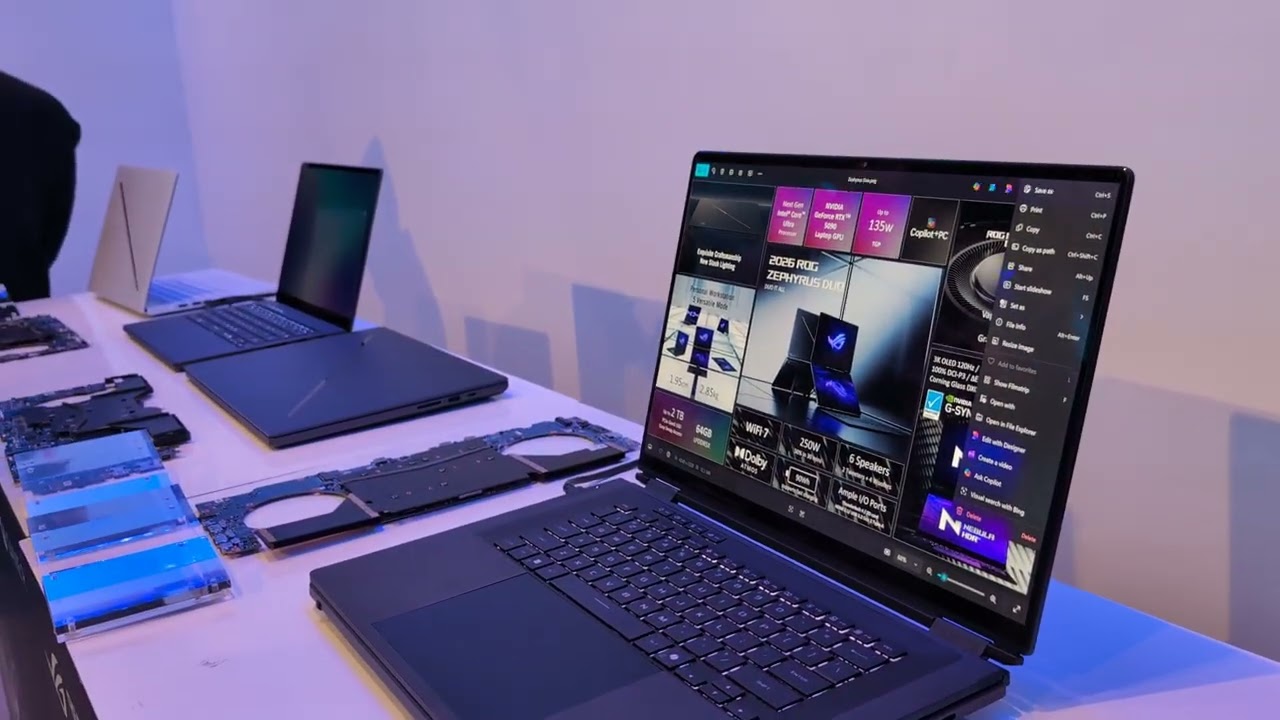 Asus ROG Zephyrus DUO: первый взгляд на игровой ноутбук с двумя экранами.