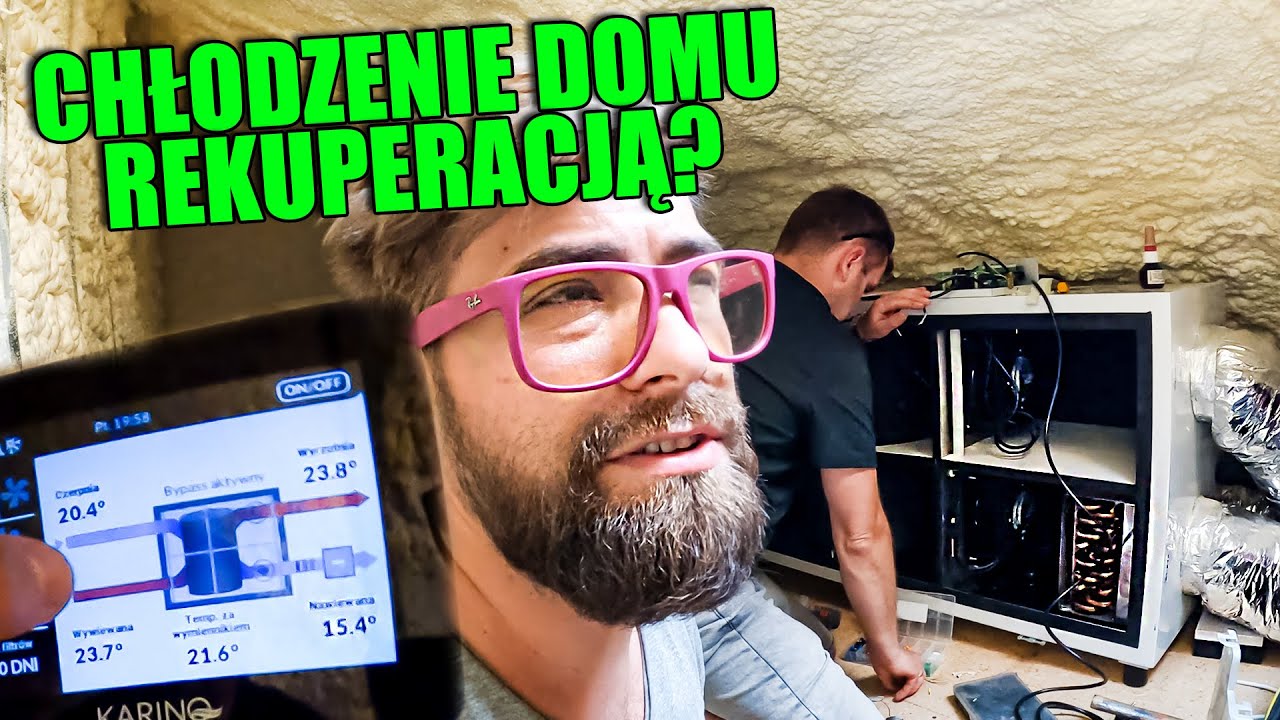 CHŁODZIMY DOM REKUPERACJĄ. Jaka temperatura? Jakie zużycie energii? Jaka skuteczność?