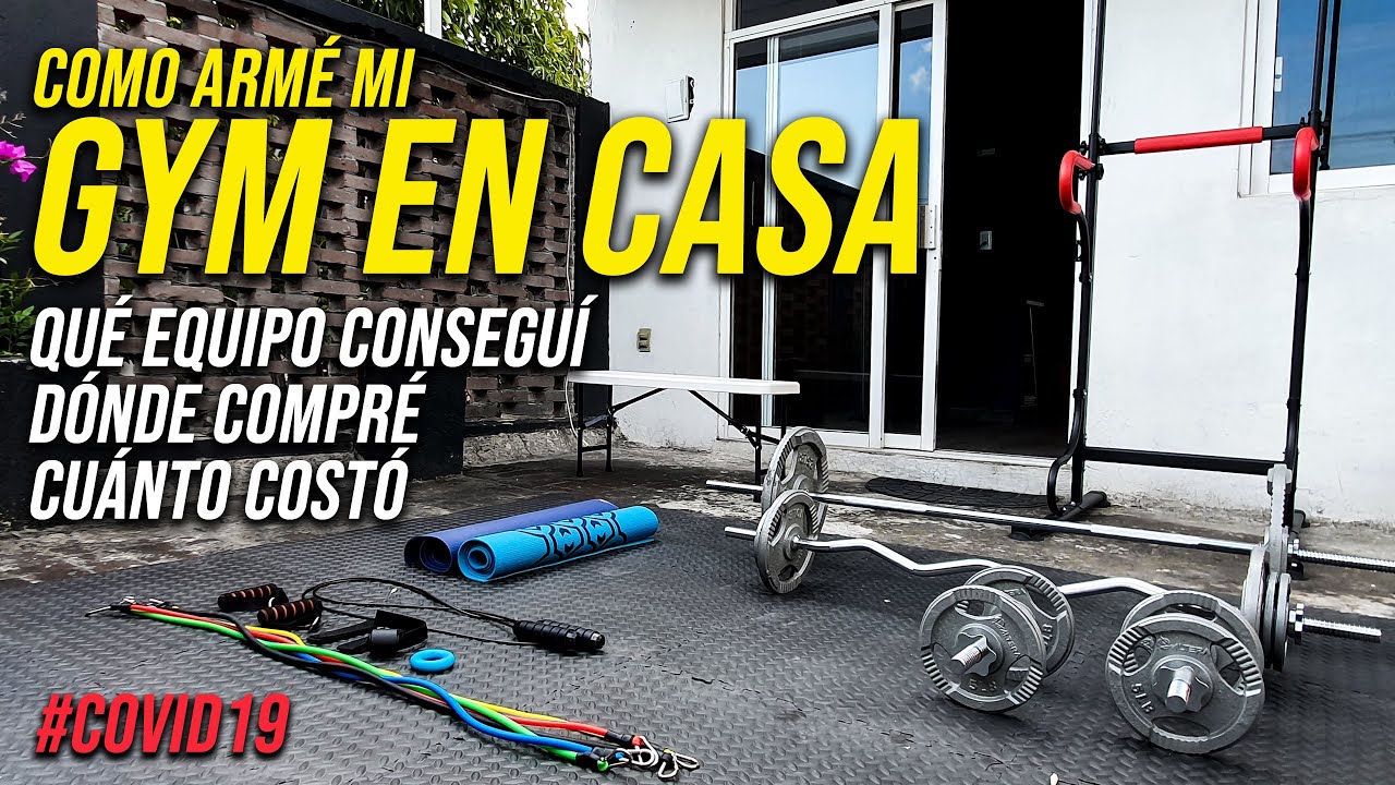 Como armar un gimnasio en casa - Entrena en casa con equipo Fitness adecuado