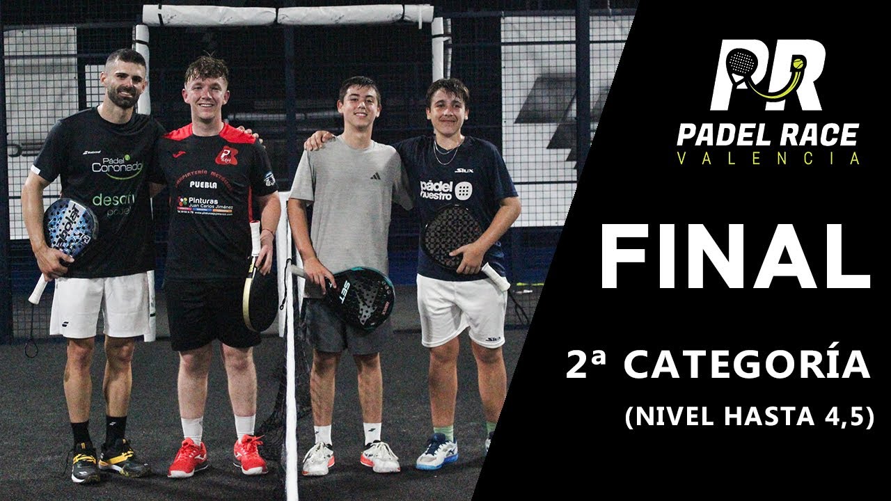Final Torneo Padel Race 2ª Categoría  17/05/2025 Mikel Ibañez/Marc Estruch VS Borja García/Tito
