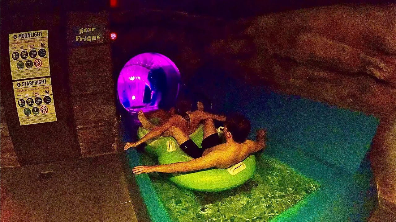 The Starfright Water Slide at Tikibad Duinrell