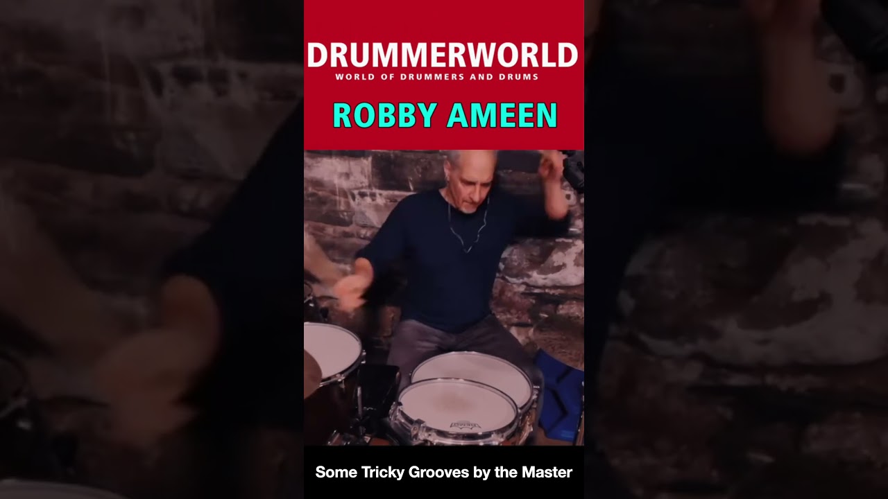 Robby Ameen Tricky Drum Grooves by the Master #robbyameen #drummerworld