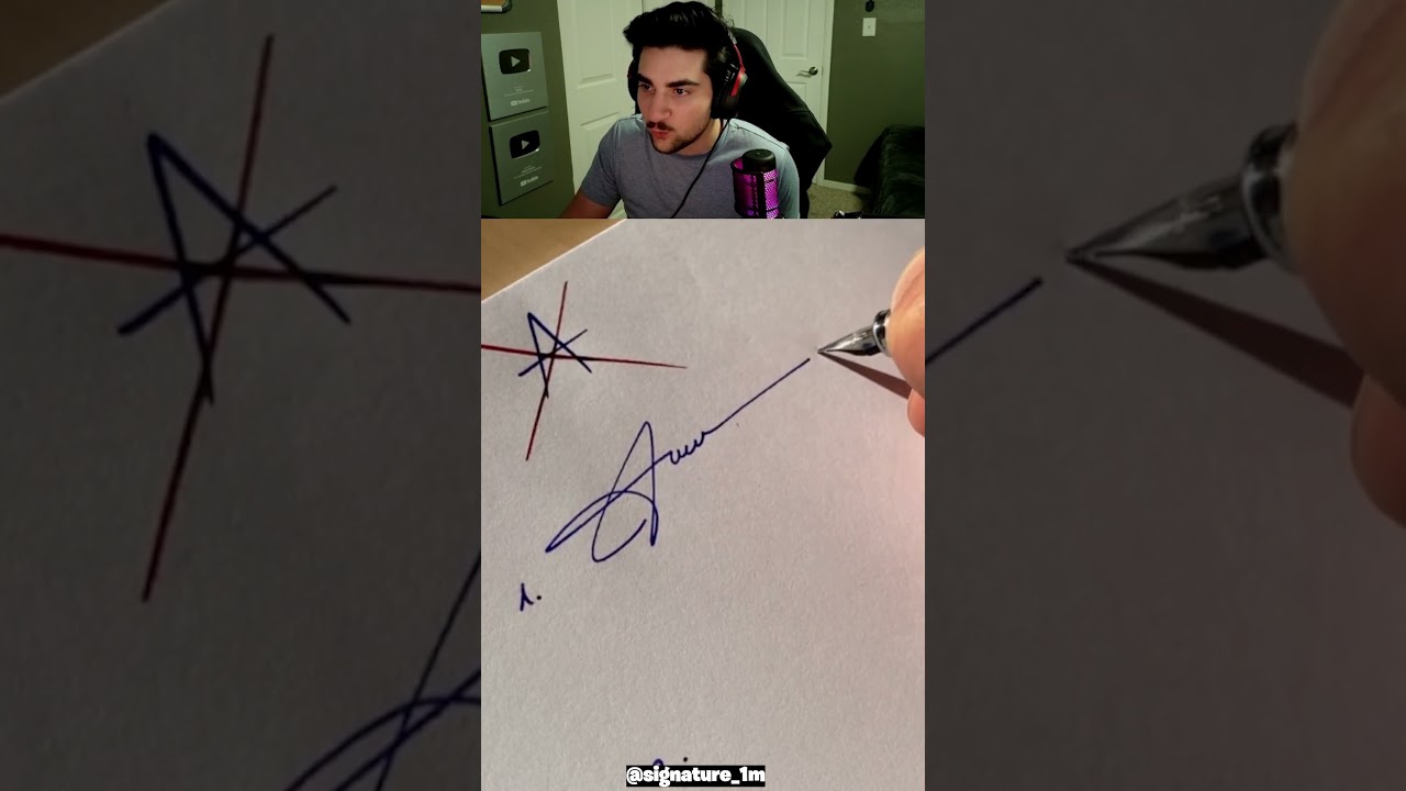 HOW TO SIGN THE LETTER A #shorts