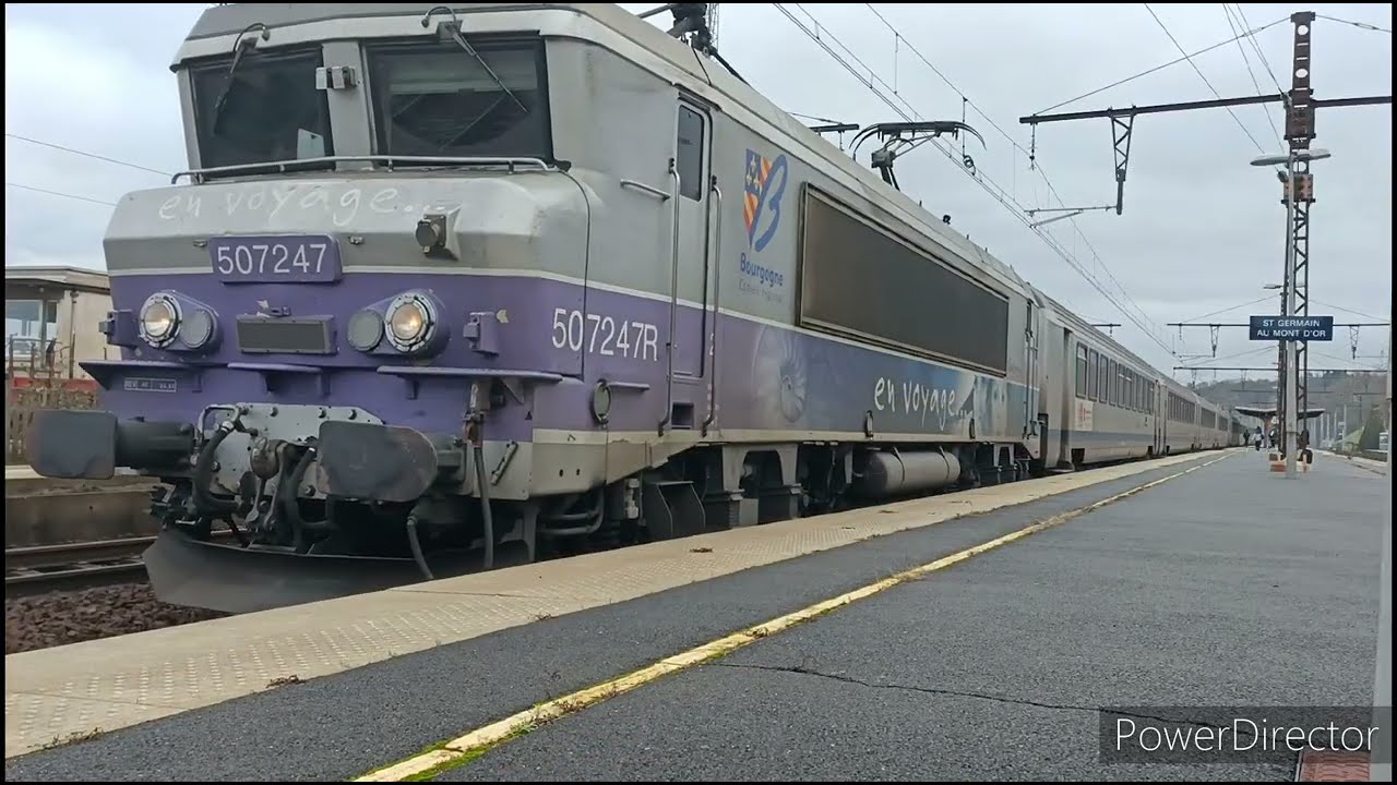 [SPOT] Traxx lineas, infra, TM de fou et quelques autres trains a Saint-Germain-au-Mont-d'Or