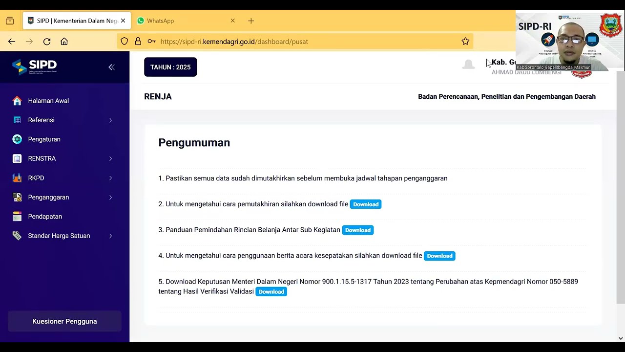#PART 1 Cara Input Sub Kegiatan RENJA RKPD Tahun 2025 dalam SIPD RI