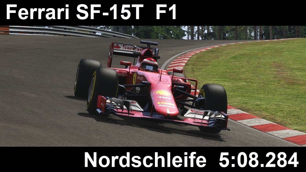 Assetto Corsa: 2015 Ferrari SF15T @ Nordschleife 5:08.284 [former World Record]