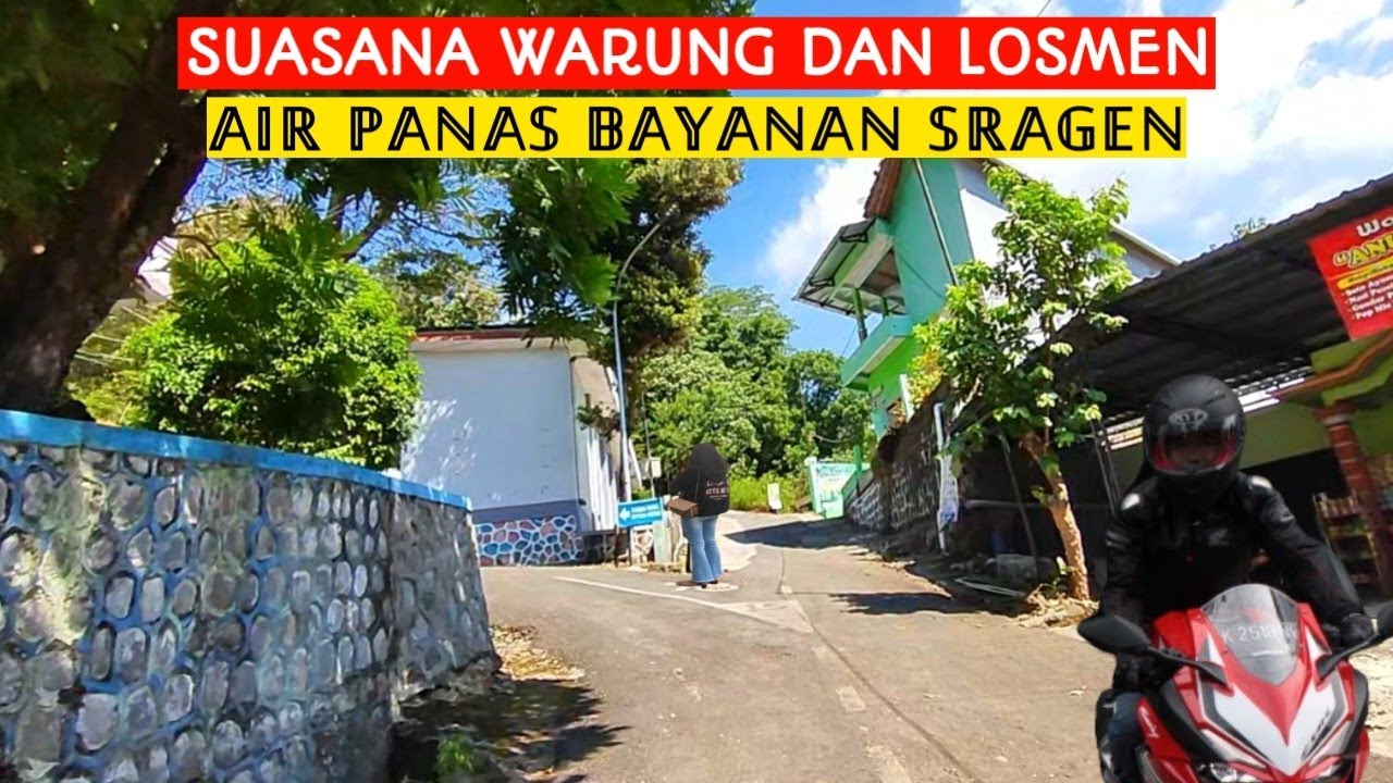 𝙎𝙍𝘼𝙂𝙀𝙉❗Aktivitas penginapan dan warung sekitar air panas Bayanan.