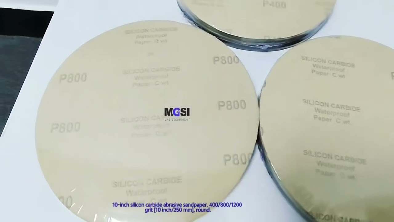 10 inch silicon carbide abrasive sandpaper