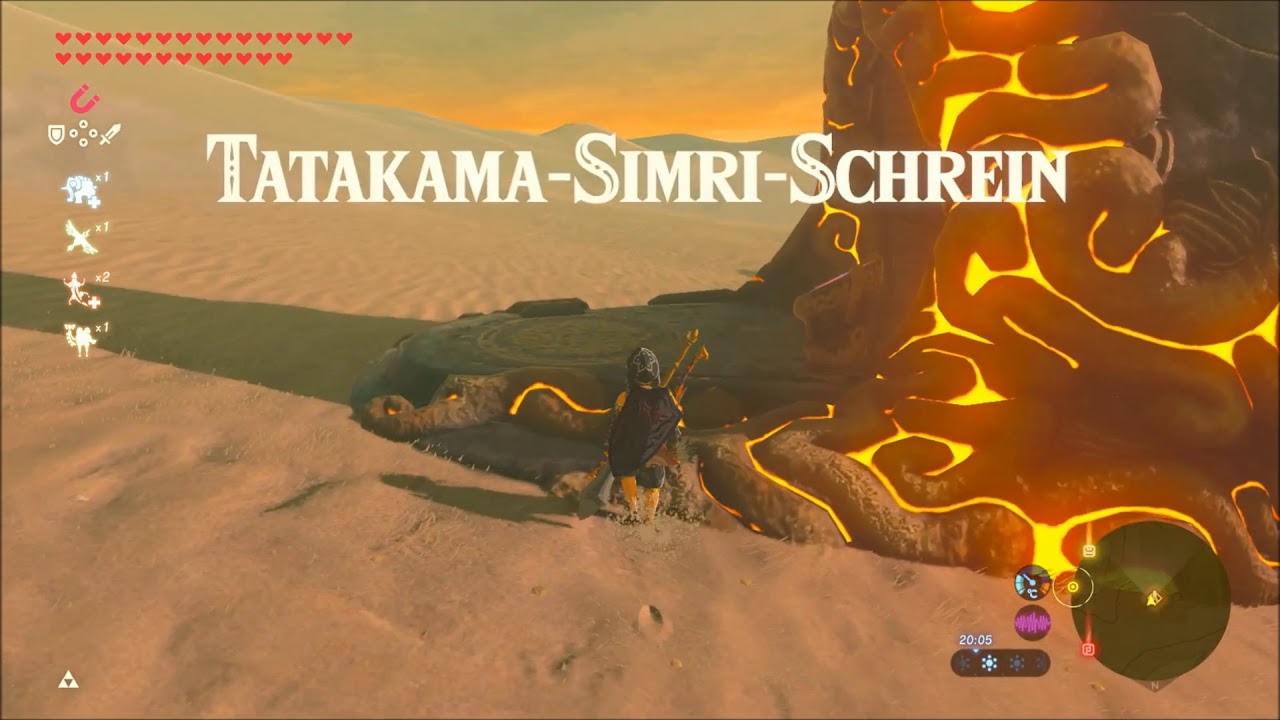 EX: Die Ballade von Urbosa - Standorte der Schreine