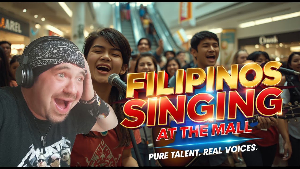 Filipino Karaoke in Public At The Mall– The Crowd Went Crazy! (REACTION)