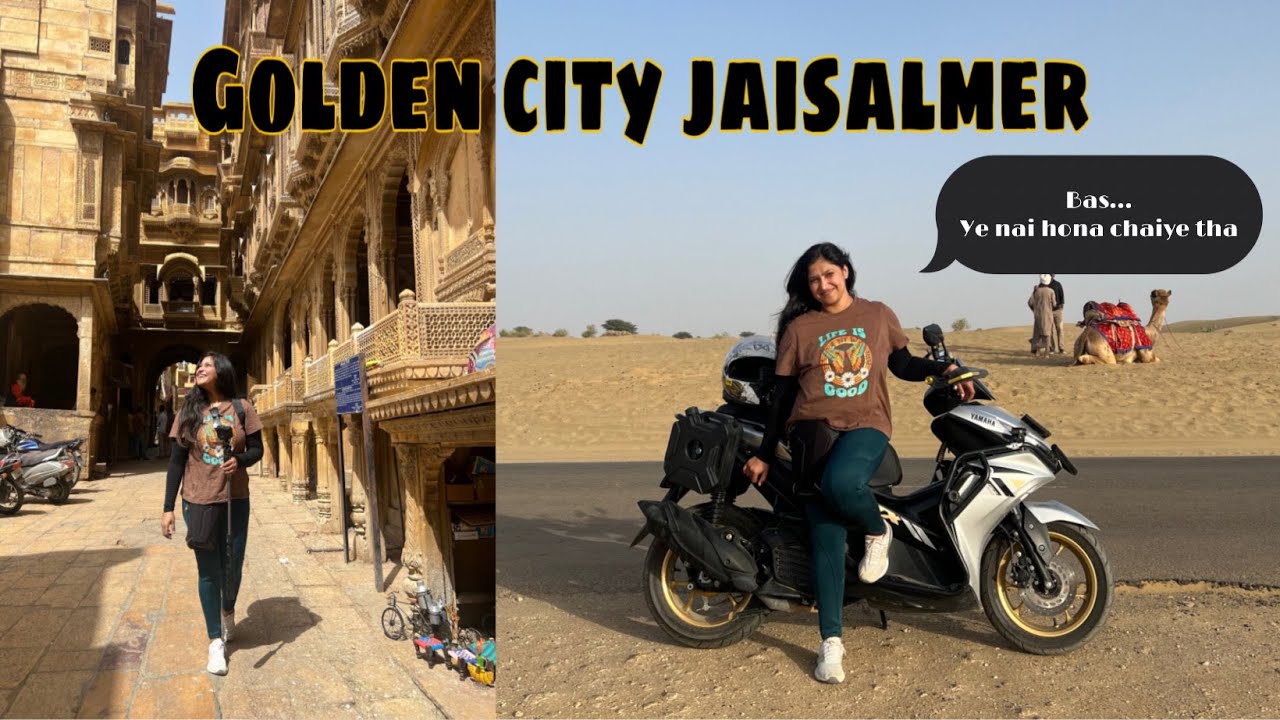 Jaisalmer golden city explore,Sam dunes ride  जैसलमेर @wandererqueenyash