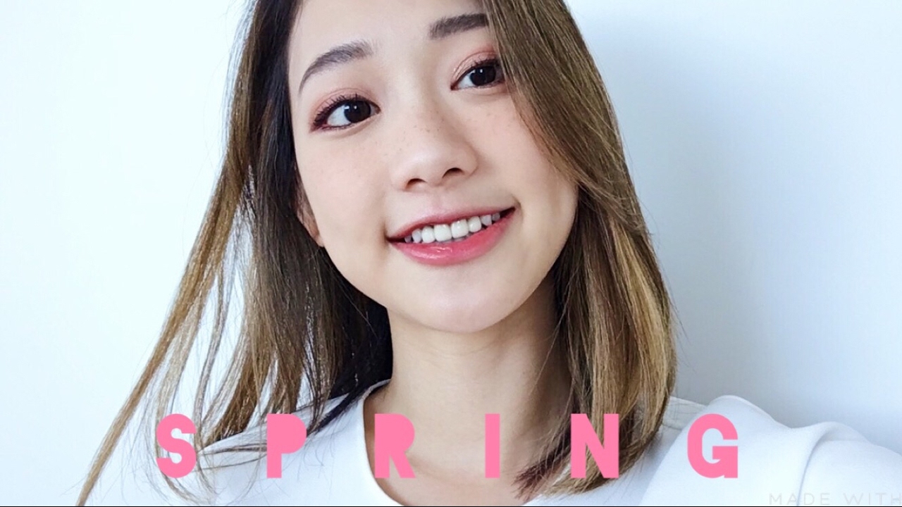 Cherry Blossom Spring Makeup 🌸 春天粉色櫻花妝容