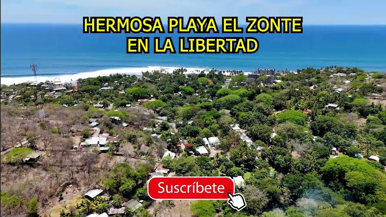Olas Enormes,Hermosa Playa De EL SALVADOR. El Zonte, Aquí Usan El Bitcoin, La Libertad.